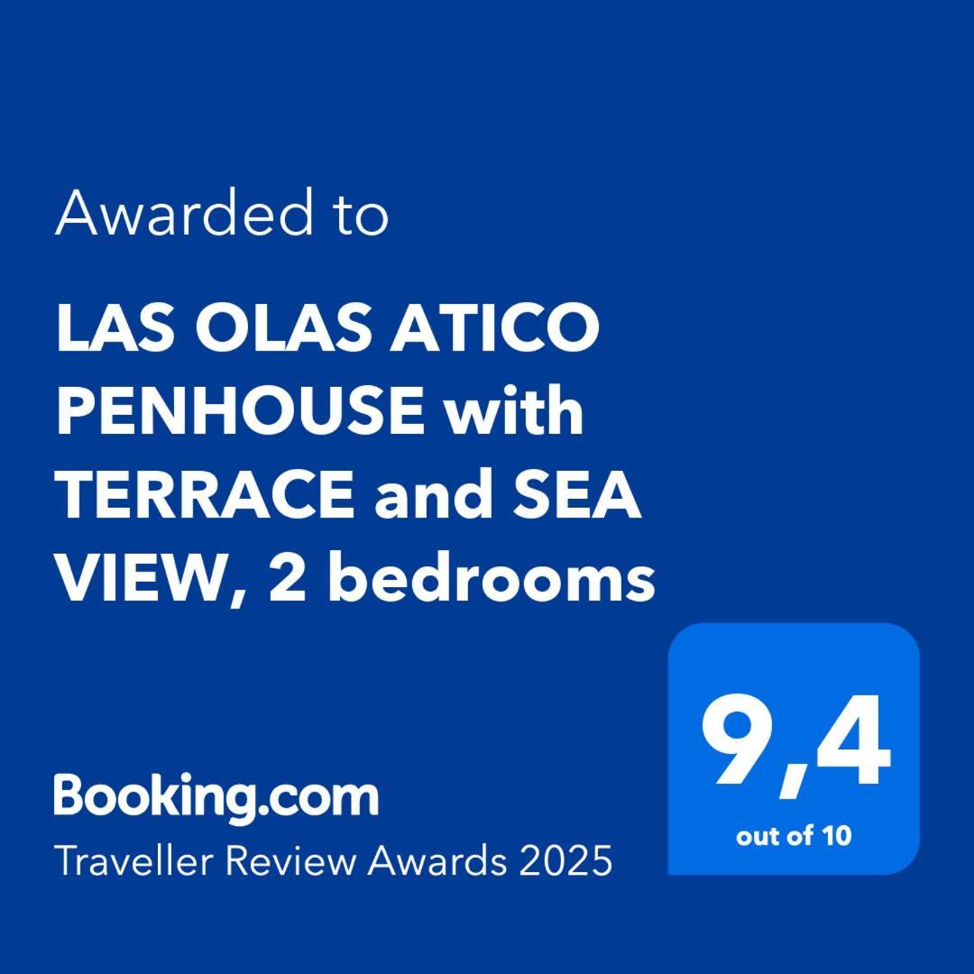 Las Olas Atico Penhouse With Terrace And Sea View, 2 Bedrooms La Caleta  Zewnętrze zdjęcie